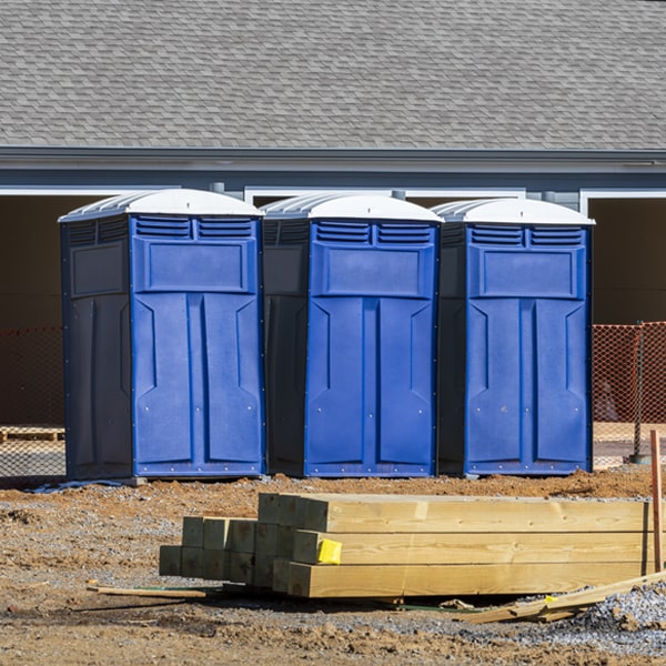 how can i report damages or issues with the portable restrooms during my rental period in Cliff NM